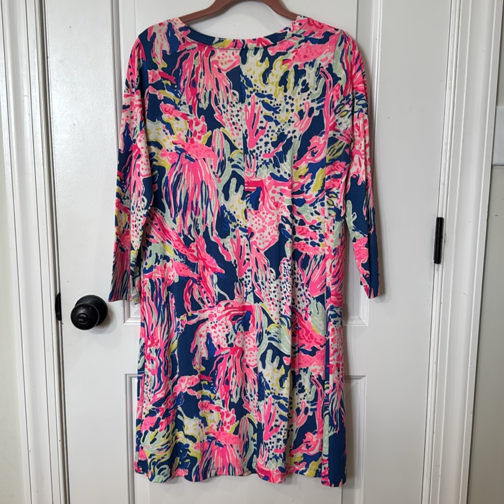 LILLY PULITZER BANYAN DRESS SUNKEN TREASURE SIZE SMALL - Picture 6 of 7